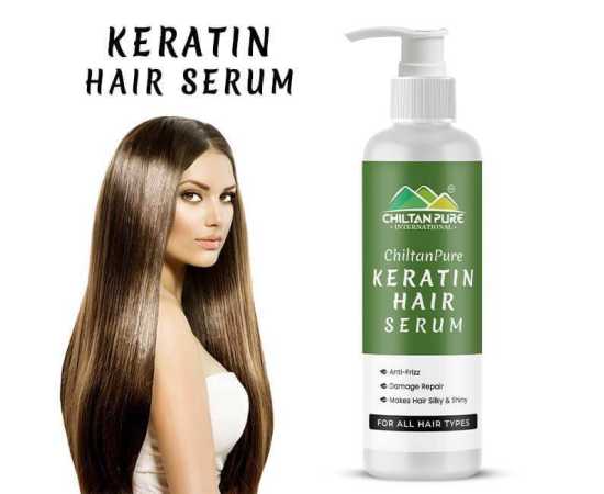 Chiltan Pure Keratin Hair Serum Makes Hair Glossy & Strong