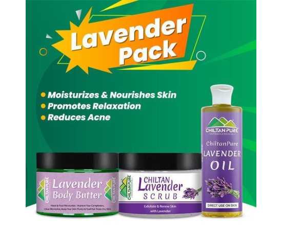 Chiltan Pure Lavender Pack - Clear Blemishes/Moisturizes & Exfoliates Skin