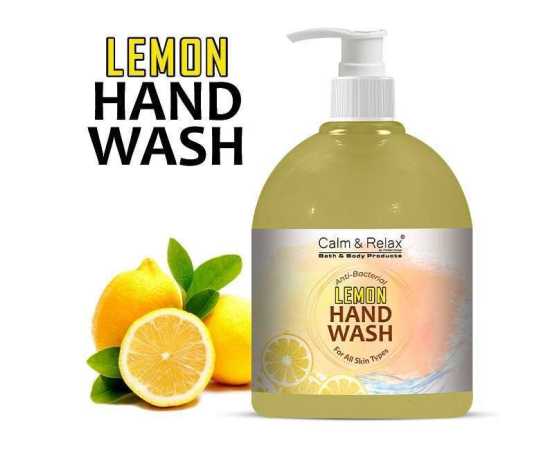 Lemon Liquid Hand Soap - Long Lasting Freshness