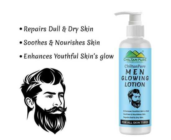 Chiltan Pure Men's Glowing Lotion For Soothes & Nourishes Skin - 150ML
