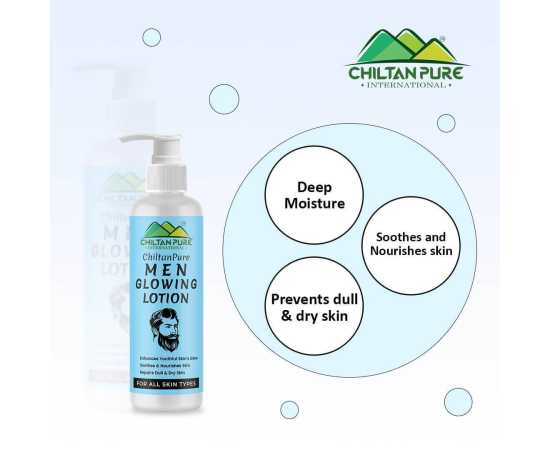 Chiltan Pure Men's Glowing Lotion For Soothes & Nourishes Skin - 150ML