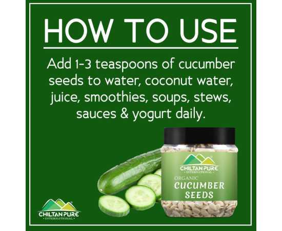 Chiltan Pure Organic Cucumber Seeds - Boosts Brain Health