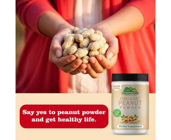 Chiltan Pure Peanut Powder - High In Valuable Nutrition