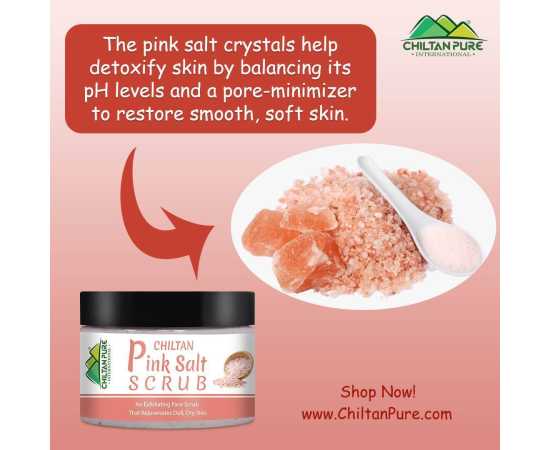 Chiltan Pure Pink Salt Face & Body Scrub