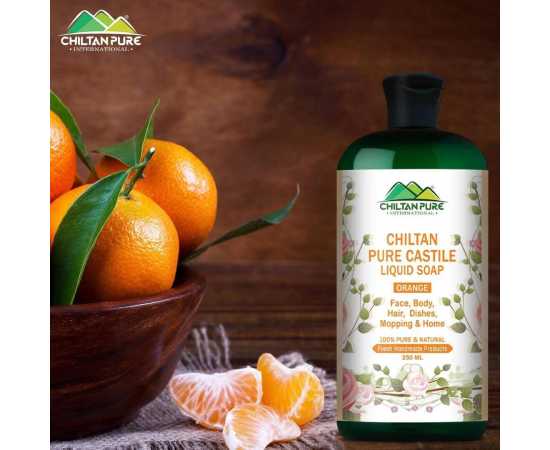 Chiltan Pure Pure Castile Liquid Hand Soap - Orange