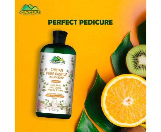 Chiltan Pure Pure Castile Liquid Hand Soap - Orange