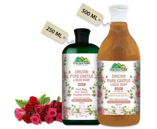 Chiltan Pure Pure Castile Rose Liquid Soap