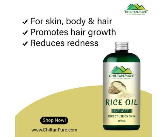 Rice Oil - Helps Moisturize & Soothes Skin