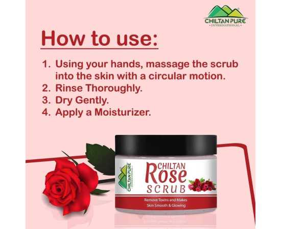 Chiltan Pure Rose Face & Body Scrub - For All Skin Types