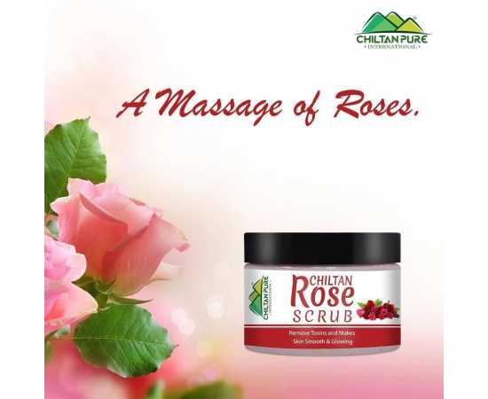 Chiltan Pure Rose Face & Body Scrub - For All Skin Types