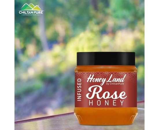Rose Infused Honey - 450 Gram