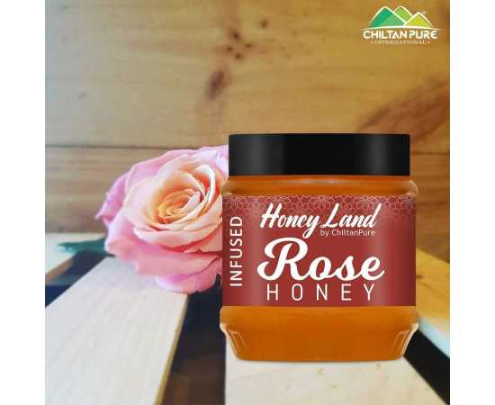 Rose Infused Honey - 450 Gram