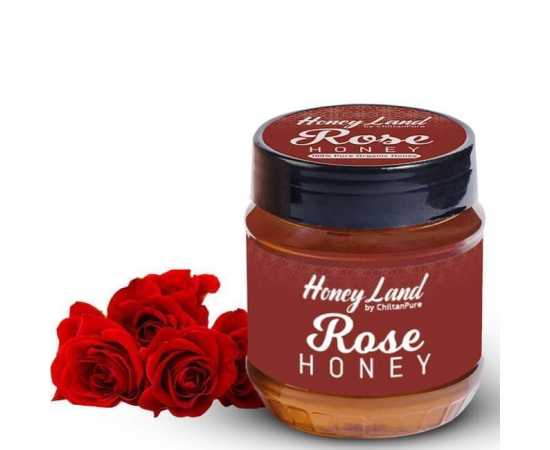 Rose Infused Honey - 450 Gram