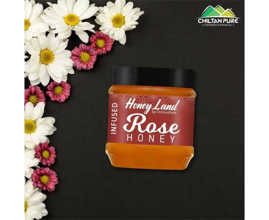 Rose Infused Honey - 450 Gram