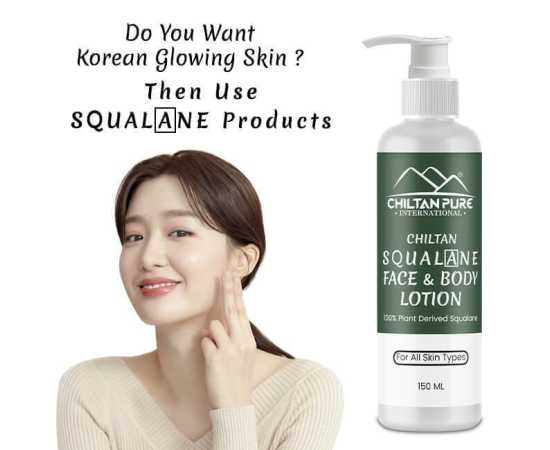 Chiltan Pure Squalane Lotion - Hydrated Skin Looks Better