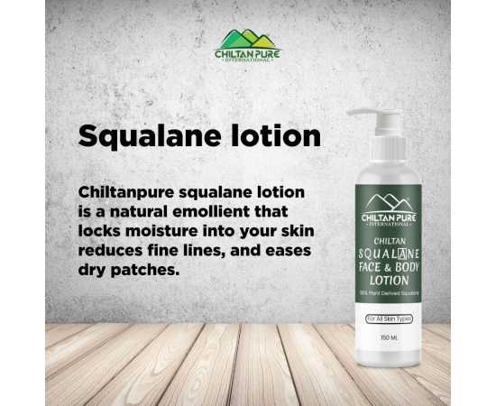 Chiltan Pure Squalane Lotion - Hydrated Skin Looks Better