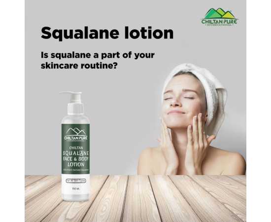 Chiltan Pure Squalane Lotion - Hydrated Skin Looks Better
