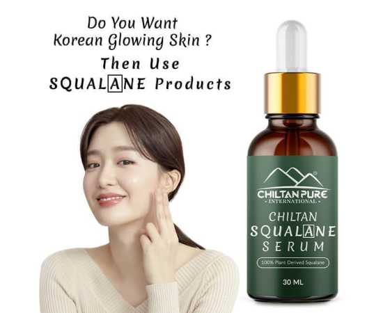 Chiltan Pure Squalane Serum - Hydrated Skin Looks Better