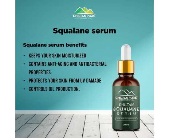 Chiltan Pure Squalane Serum - Hydrated Skin Looks Better