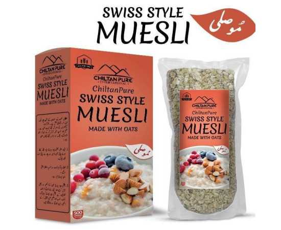 Swiss Style Muesli Made With Oats - Delicious Breakfast Snack