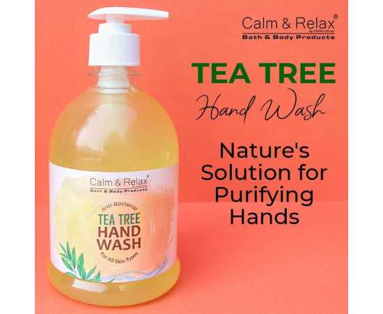 Tea Tree Liquid Hand Soap - Removes Dirt From Hands