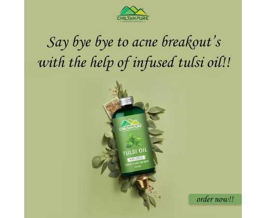 Tulsi Infused Oil - Boosts Hair Growth