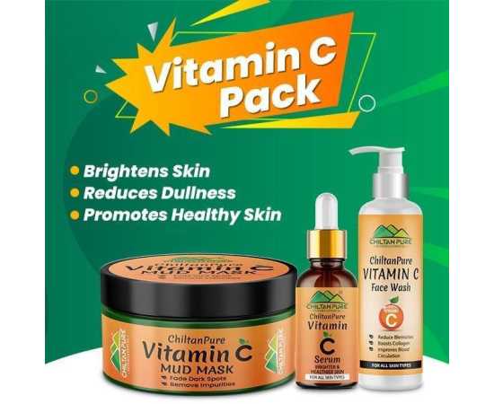 Chiltan Pure Vitamin C Pack - Reduces Dullness And Enhances Skin Glow