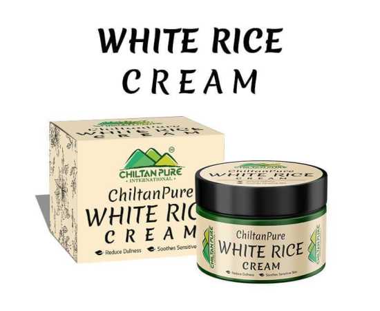 White Rice Cream - Improves Skin Texture