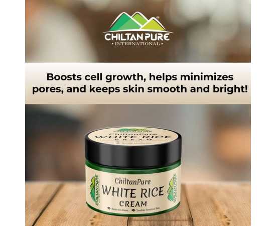 White Rice Cream - Improves Skin Texture