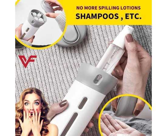 4 Lotion Bottles In 1 Refillable Travel Dispenser Bottle