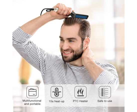 Electric Hair & Beard Straightener for Men