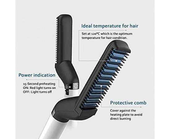 Electric Hair & Beard Straightener for Men