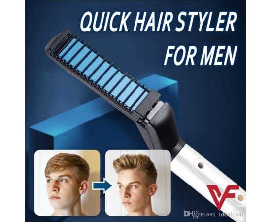 Electric Hair & Beard Straightener for Men