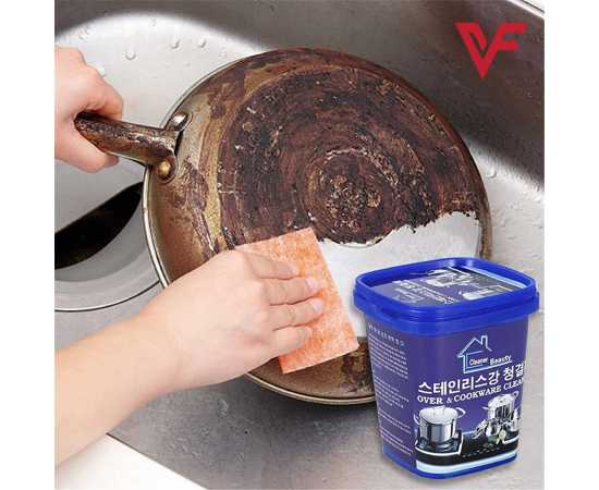 Powerful Stainless Steel Cookware Cleaning Paste - 500gm