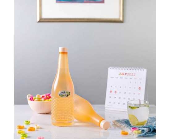 Pack Of 4 Plastic Jumbo Water Bottles