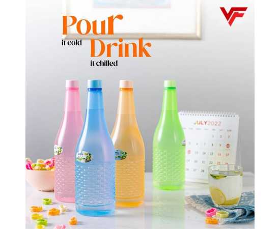 Pack Of 4 Plastic Jumbo Water Bottles