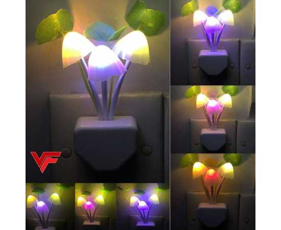 2Pcs Automatic Sensor Light Night Color Changing Romantic Flower