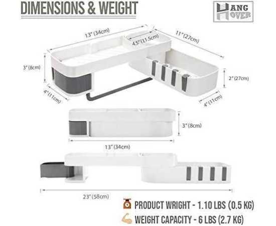 Rotating Bathroom Cabinet Corner Rack