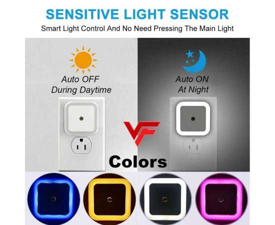 Automatic Sensor Light Night Color Changing Romantic Flower LED Night Lights