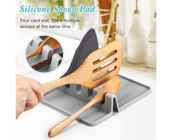 Kitchen Spoon Holders Fork Spatula Rack Shelf Tong HooksKitchen Spoon Holders Fork Spatula Rack Shelf Tong Hooks