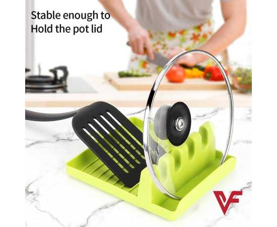 Kitchen Spoon Holders Fork Spatula Rack Shelf Tong Hooks