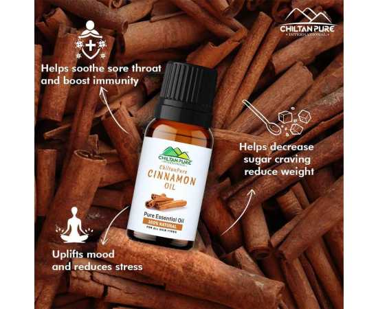 Cinnamon Essential Oil - Immunity Booster & Reduces Sugar Cravings - 20ML