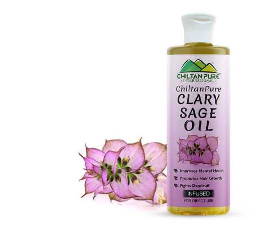Clary Sage Infused Oil - Promotes Relaxation & Reduces Convulsions - 200ML