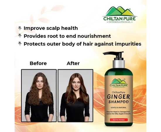 Ginger Shampoo - Reduce Hair Loss- 250ML