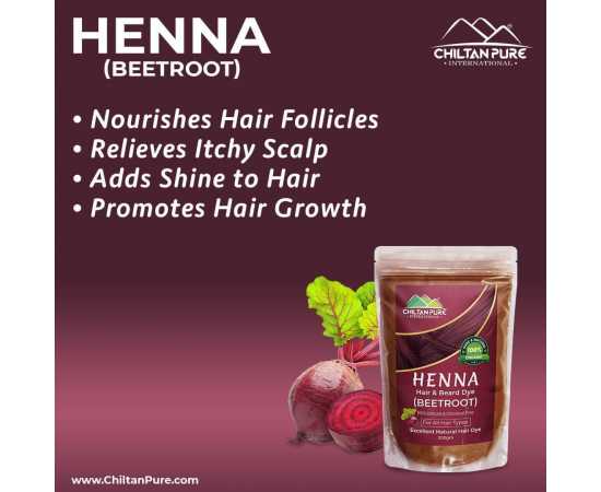 Henna Beetroot Hair And Beard Dye Color