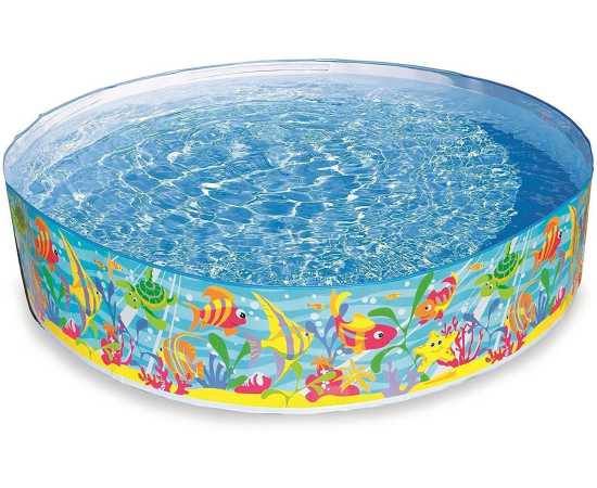 INTEX Snapset Pool 56452 6 FT X 15 IN Plastic Swimming Pool Vinyl kids