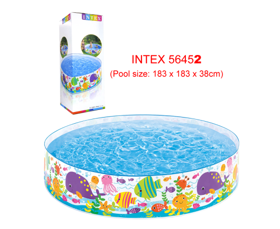 INTEX Snapset Pool 56452 6 FT X 15 IN Plastic Swimming Pool Vinyl kids