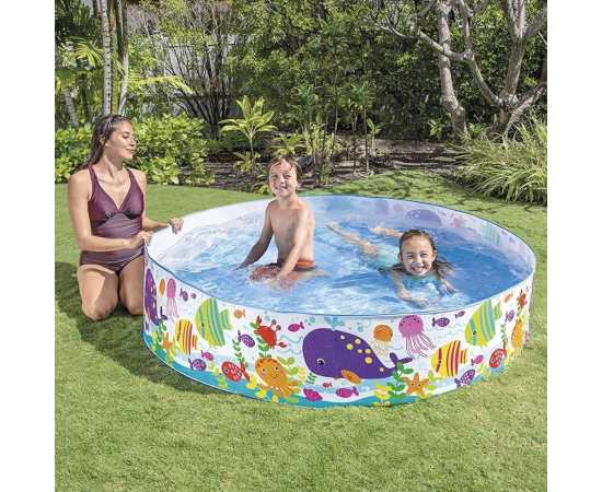 INTEX Snapset Pool 56452 6 FT X 15 IN Plastic Swimming Pool Vinyl kids