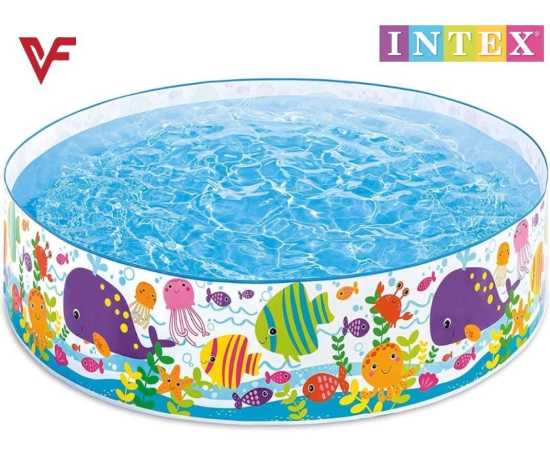 INTEX Snapset Pool 56452 6 FT X 15 IN Plastic Swimming Pool Vinyl kids