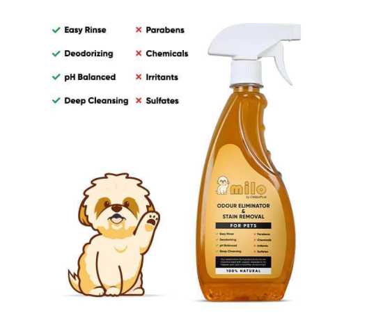 Milo Pet Odour Eliminator & Stain Removal - 500ML